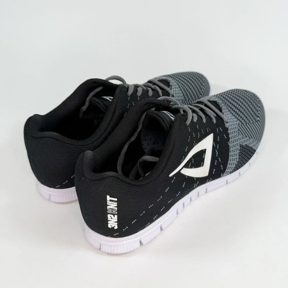 3N2 Umpire Knit Training Shoes Mens 10.5‎ Black Gray Athletic Sneakers